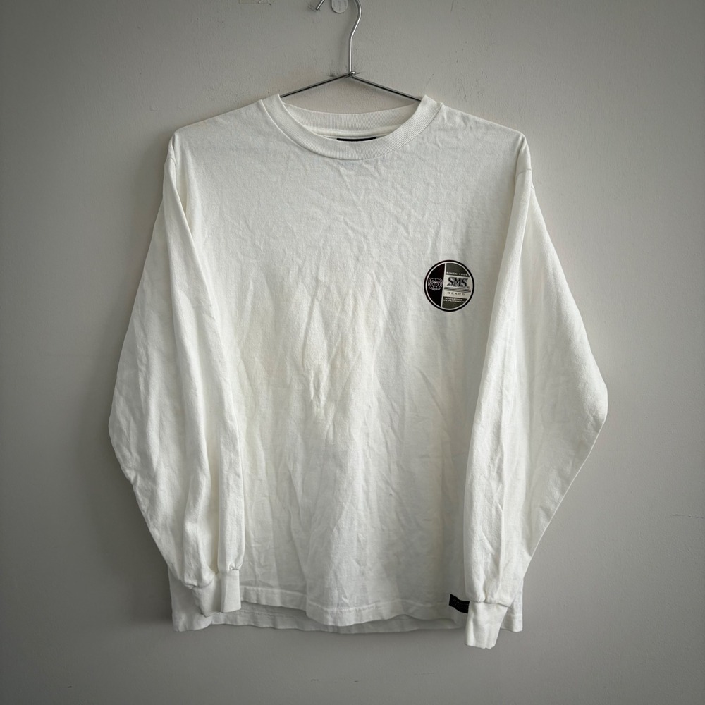 Jansport SMS Bears Athletics Department Long Sleeve Shirt White Small